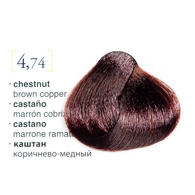 Vopsea De Par Permanenta Profesionala 474 Castaniu Maro Aramiu 75ml